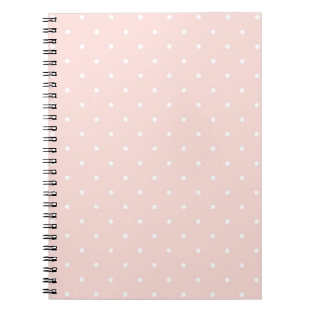 Carnet Motif avec le pois blanc (Devant)