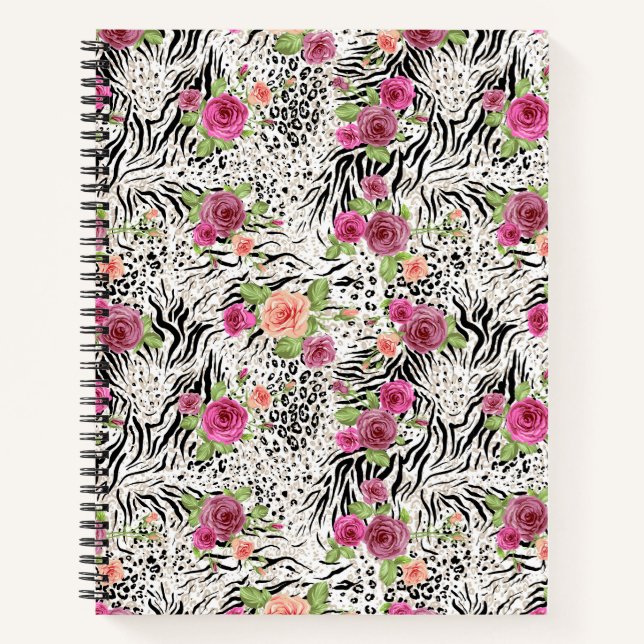 Carnet Motif avec Poster de animal (Devant)