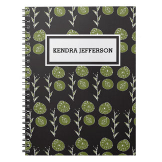 Carnet motif biologique