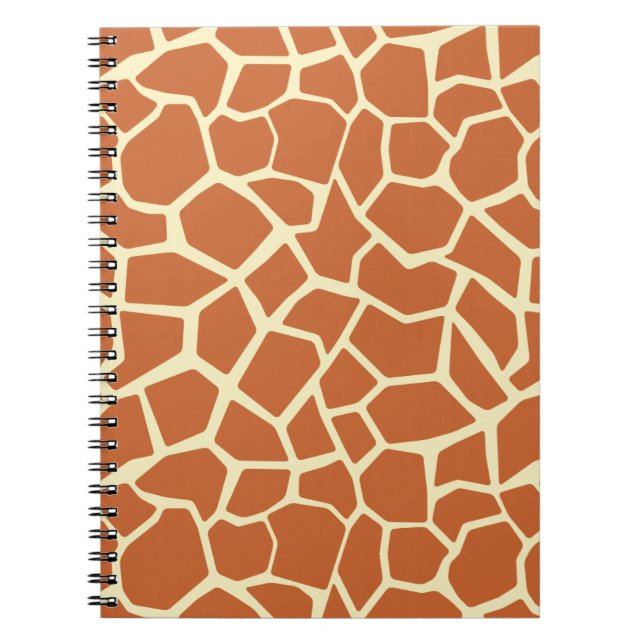 Carnet Motif Brown Giraffe (Devant)