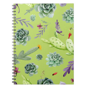 Carnet Motif Cactus 6