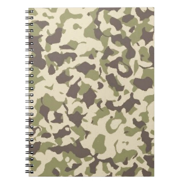 Carnet Motif Camo (Devant)