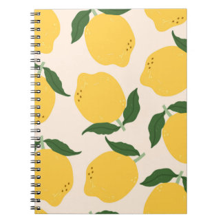 Carnet Motif Carré Lemon Motif