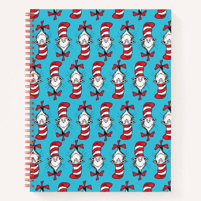 Carnet Motif Chat dans le Chapeau (Devant)