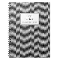 Motif Chevron noir et blanc Personnalisé