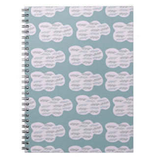 Carnet motif cloud et branche