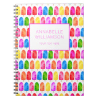Motif coloré de sucette glacée Popsicle