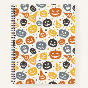 Carnet Motif coloré Jack-O'-Lantern