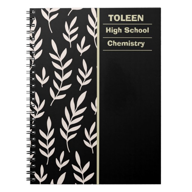 Carnet Motif coloré personnalisé (Devant)