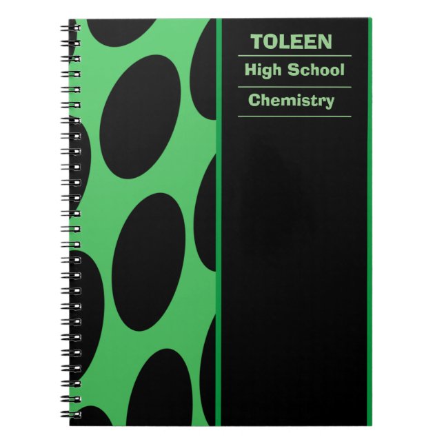 Carnet Motif coloré personnalisé (Devant)
