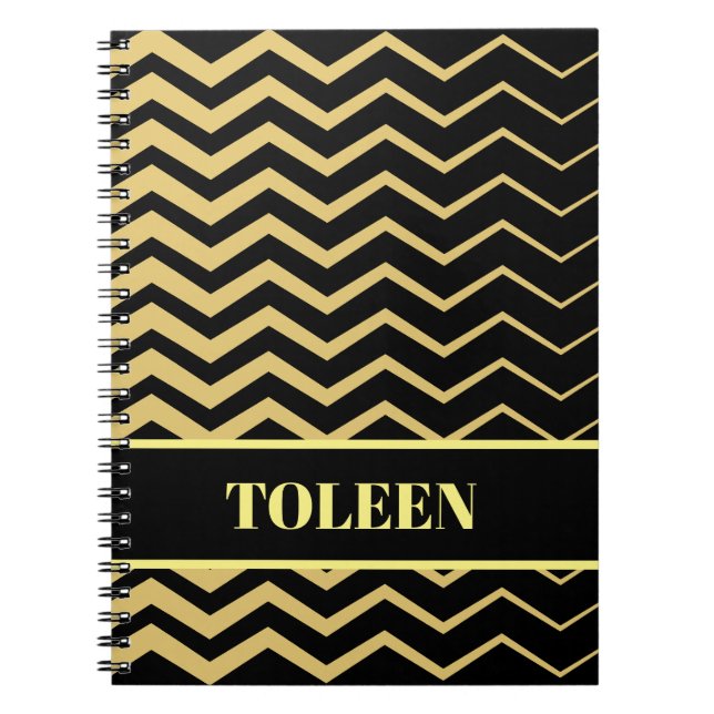 Carnet Motif coloré personnalisé (Devant)