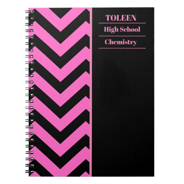 Carnet Motif coloré personnalisé (Devant)