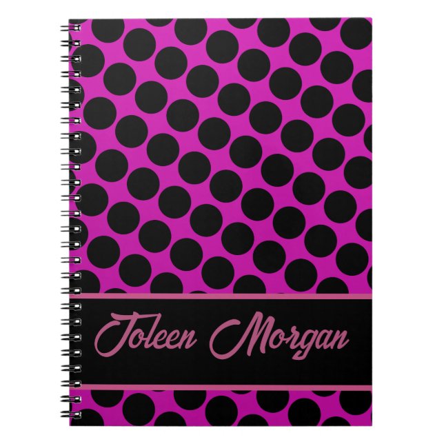 Carnet Motif coloré personnalisé (Devant)