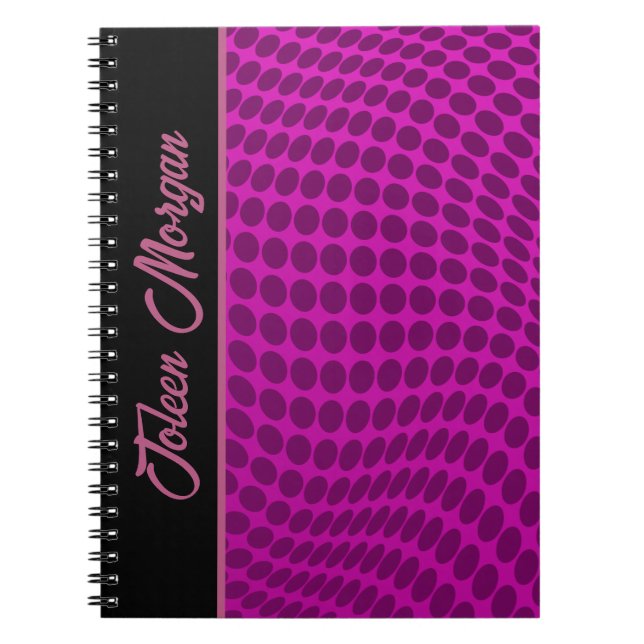 Carnet Motif coloré personnalisé (Devant)