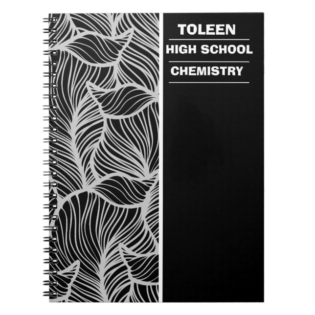 Carnet Motif coloré personnalisé (Devant)