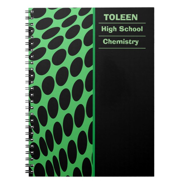 Carnet Motif coloré personnalisé (Devant)