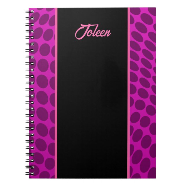 Carnet Motif coloré personnalisé non (Devant)