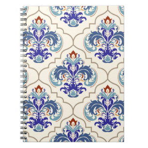 Carnet Motif coloré turkise sans couture.