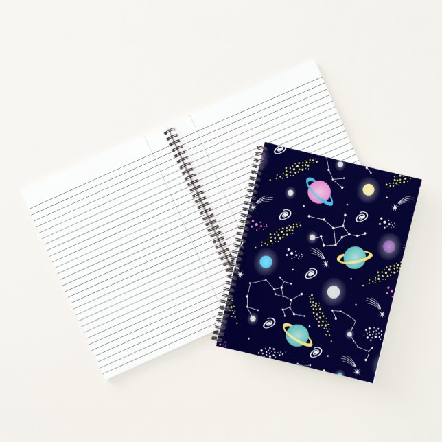 Carnet Motif Constellations (Intérieur)