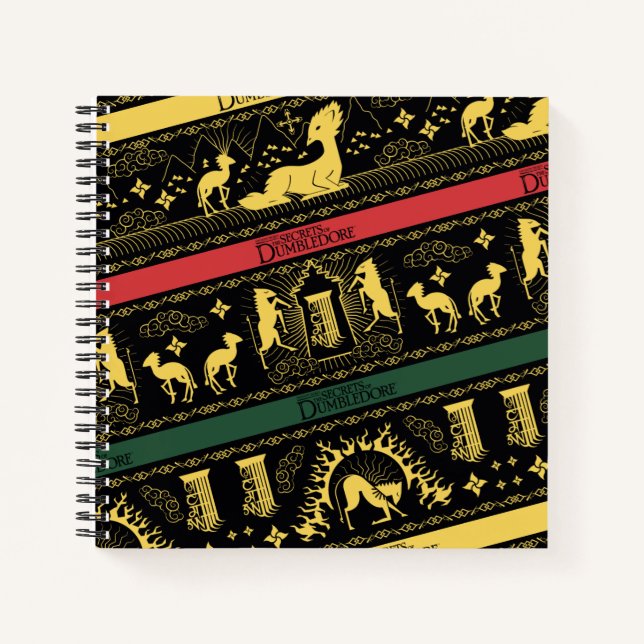 Carnet Motif couche Qilin (Devant)