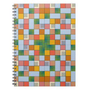 Carnet Motif couleur Abstrait transparent