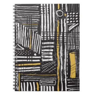 Carnet Motif créatif abstrait sans faille : design artist