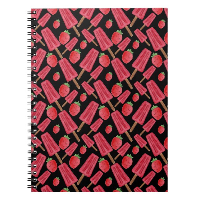 Carnet Motif crème glacée | motif Lollies | lollipop 10 (Devant)