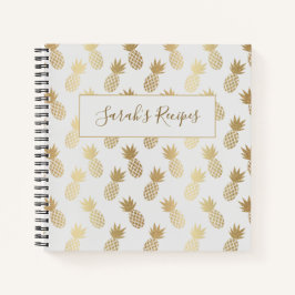 Carnet Motif d'ananas