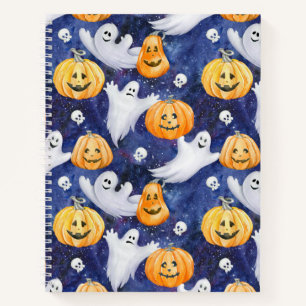 Carnet Motif d'aquarelle Halloween