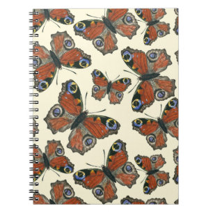 Carnet Motif d'aquarelle papillons