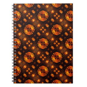 Carnet Motif d'art abstrait élégant boho moderne or #507
