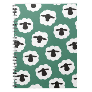 Carnet Motif d'artisanat de moutons à pâte feuilletée