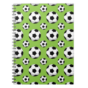 Carnet Motif de balle de football de dessin