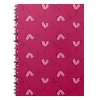 Carnet Motif de ballon cardiaque