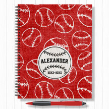 Motif de baseball grunge rouge