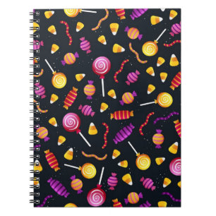 Carnet Motif de bonbons d'Halloween