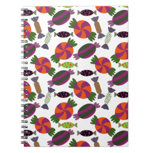 Carnet Motif de bonbons Motif de sucettes sucette 51