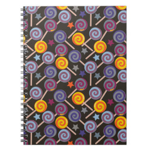 Carnet Motif de bonbons Motif de sucettes sucette 9