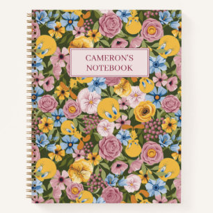 Carnet Motif de broderie florale TWEETY™
