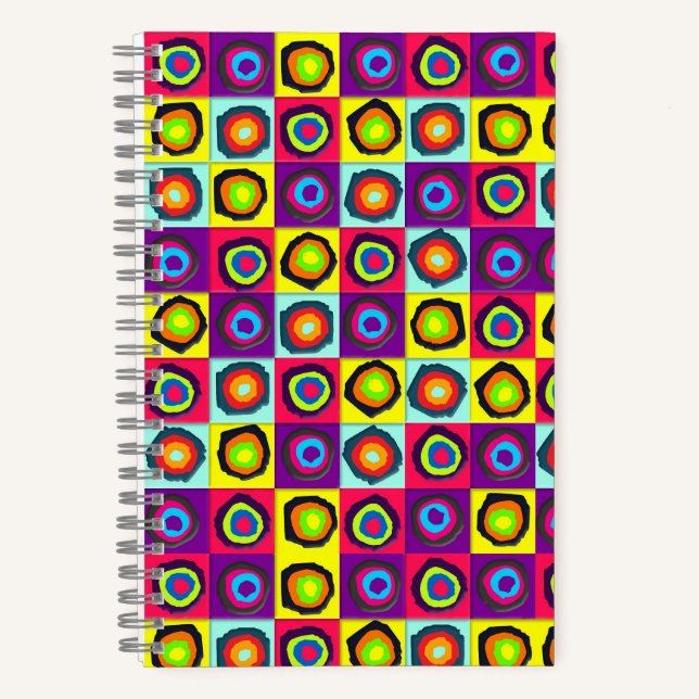 Carnet motif de cercles (Recto)