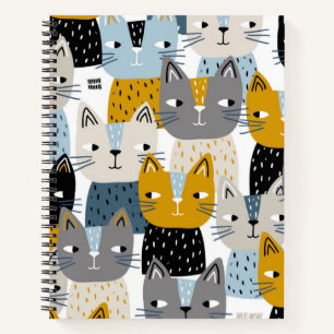Carnet Motif de chat