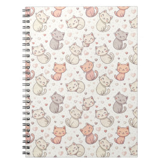 Carnet Motif de chat Chibi mignon - Conception de chaton