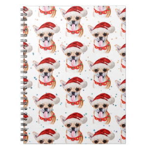 Carnet Motif de chien à l'aquarelle de race Chihuahua Noë