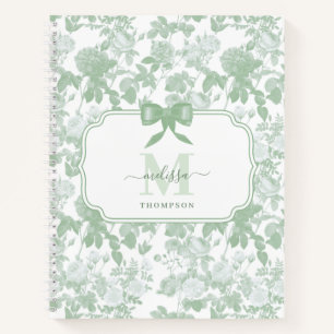 Carnet Motif de chinoiserie française de roses florales v