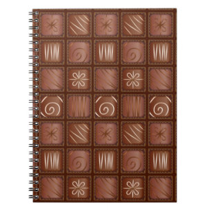 Carnet Motif de chocolat