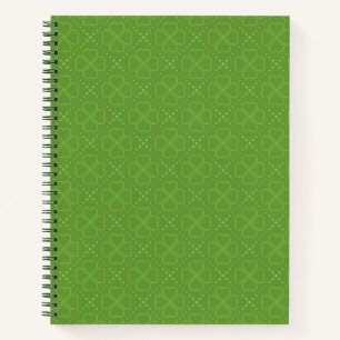 Carnet Motif de Clover du coeur