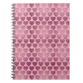 Carnet Motif de coeur