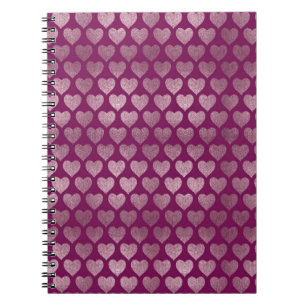 Carnet Motif de coeur