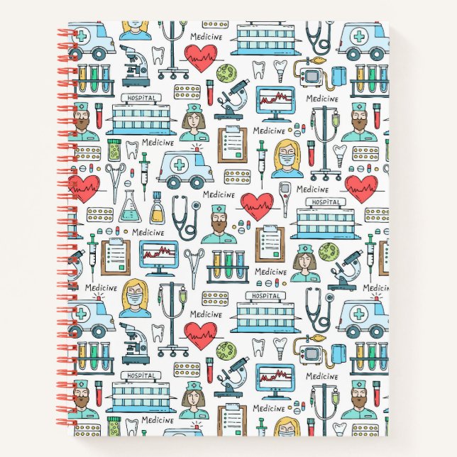 Carnet Motif de conception Médicale (Devant)