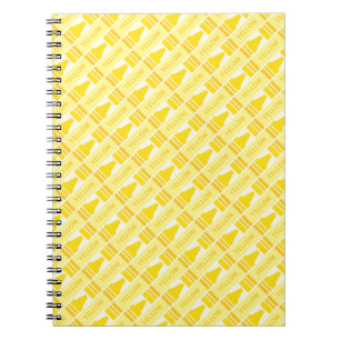 Carnet Motif de crayon jaune amusant